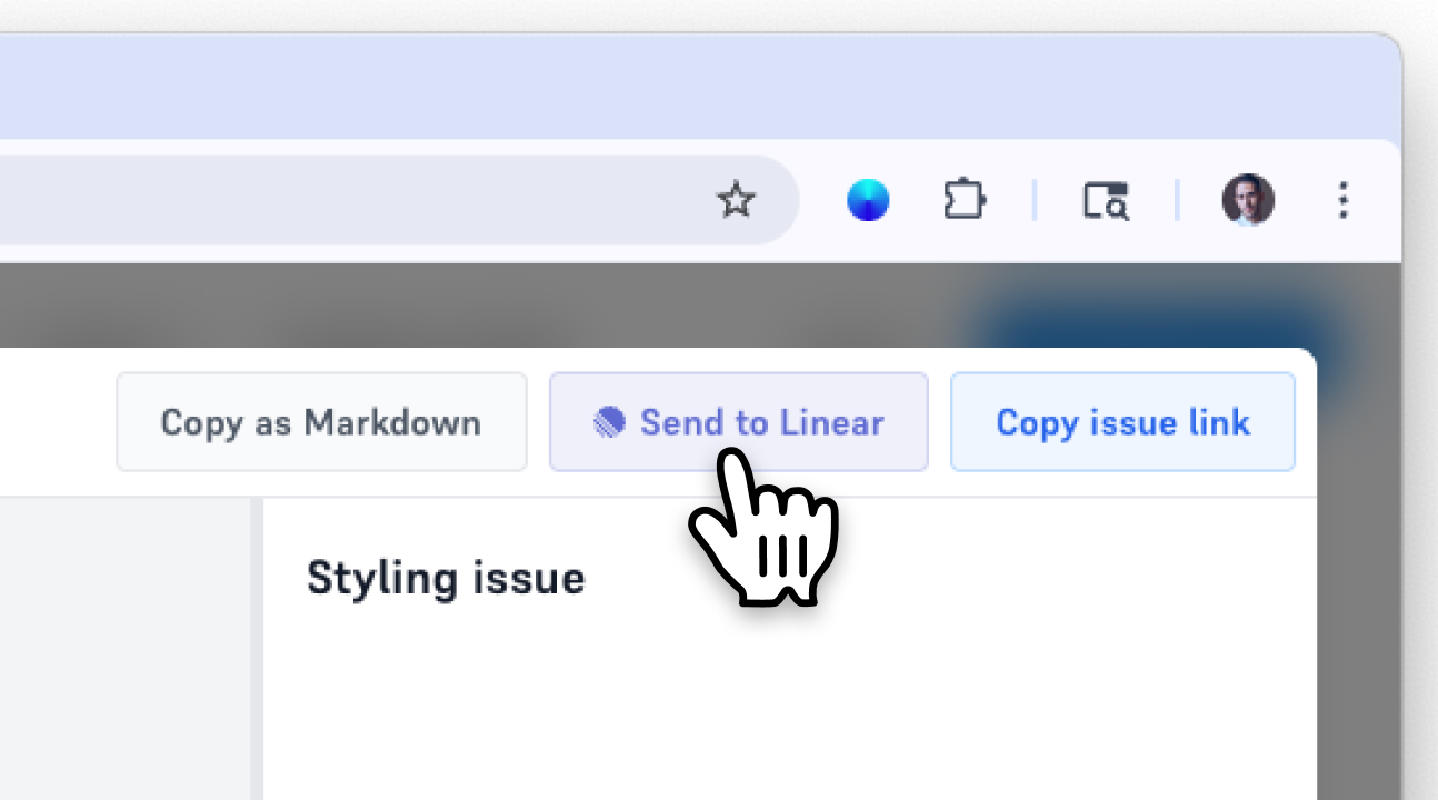 Linear Integration. - Push issues directly to Linear.